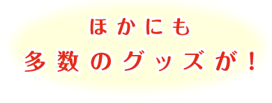 ほかにも多数のグッズが！